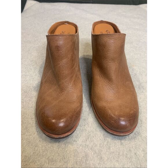 Kork-Ease Shoes - Kork-Ease Women's Brown Leather Slip-On Mules